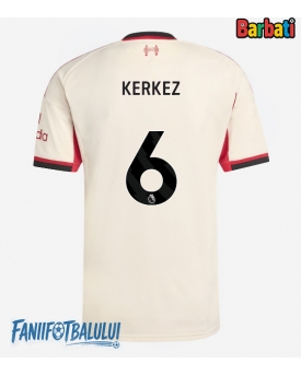Liverpool Milos Kerkez #6 Tricou Fotbal Replică 2025-26 Barbati Deplasare